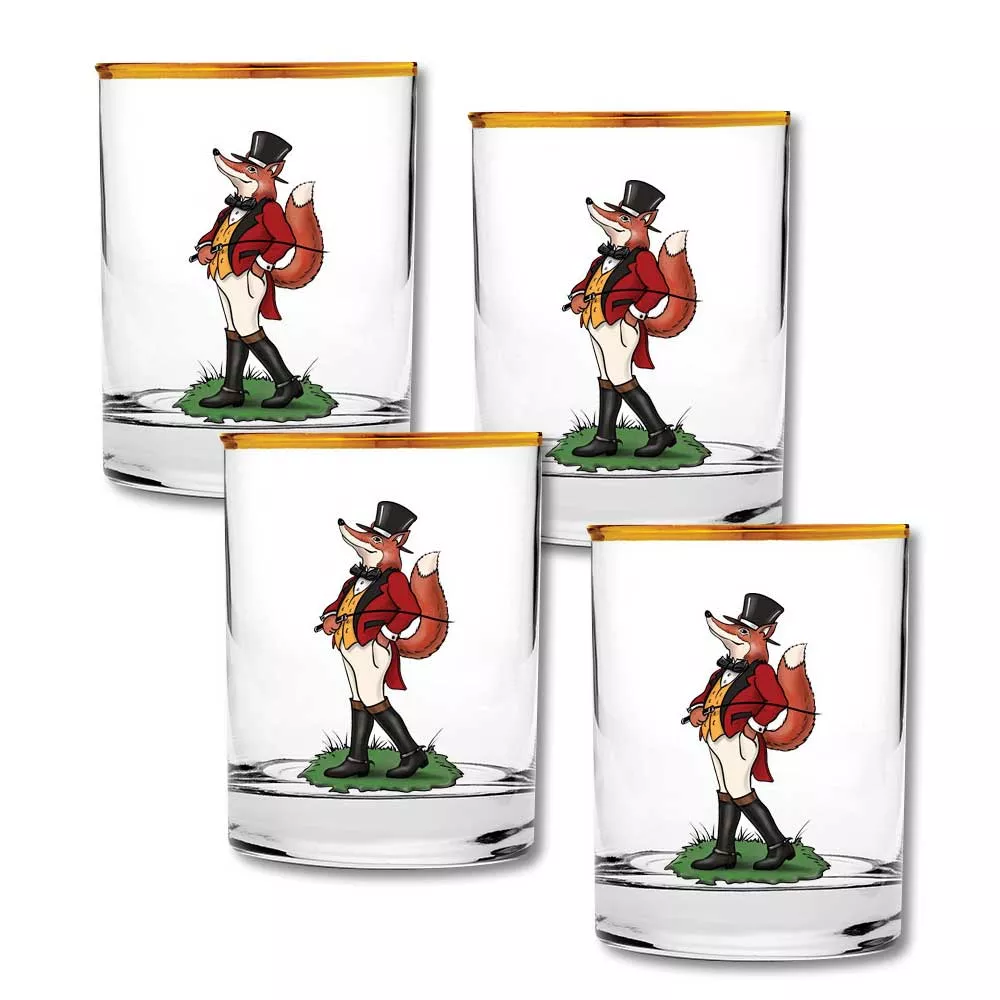 Snooty Fox 14 oz Double Old Fashioned (Set of 4)