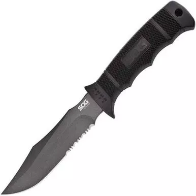 SOG Seal Pup Gray Powder Coated Fixed Blade Knife