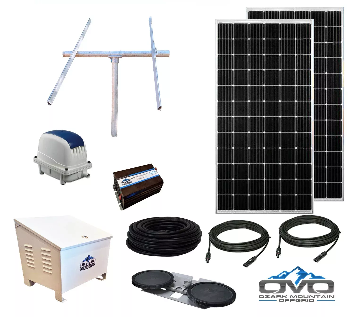 Solar Pond Aeration – Complete System