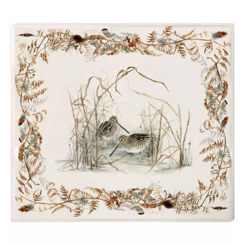 Sologne Game China Square Plate
