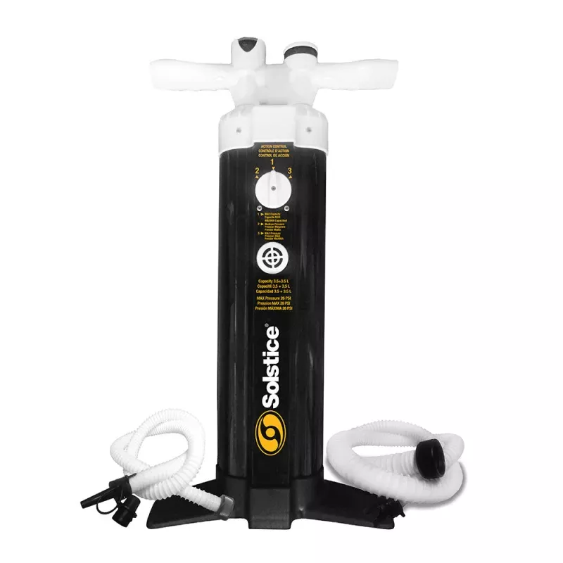 Solstice Watersports Turbo Triplex Pump w/Gauge2 Hoses
