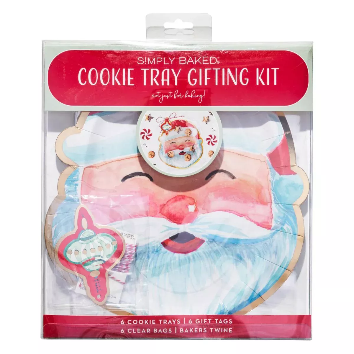 Sophistiplate Cookie Tray Gifting Kit - Santa