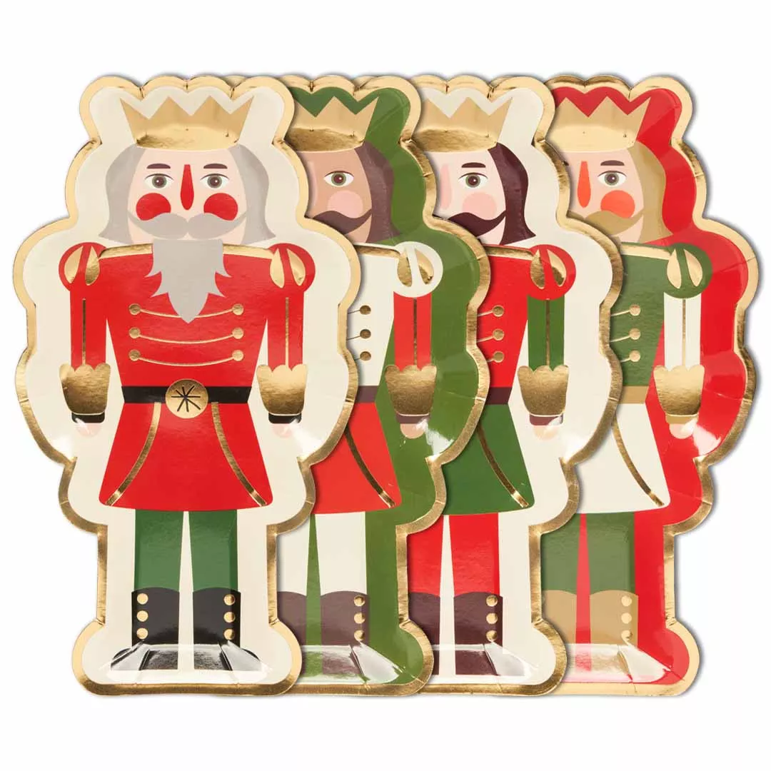 Sophistiplate Nutcracker Christmas Assorted Salad Plates