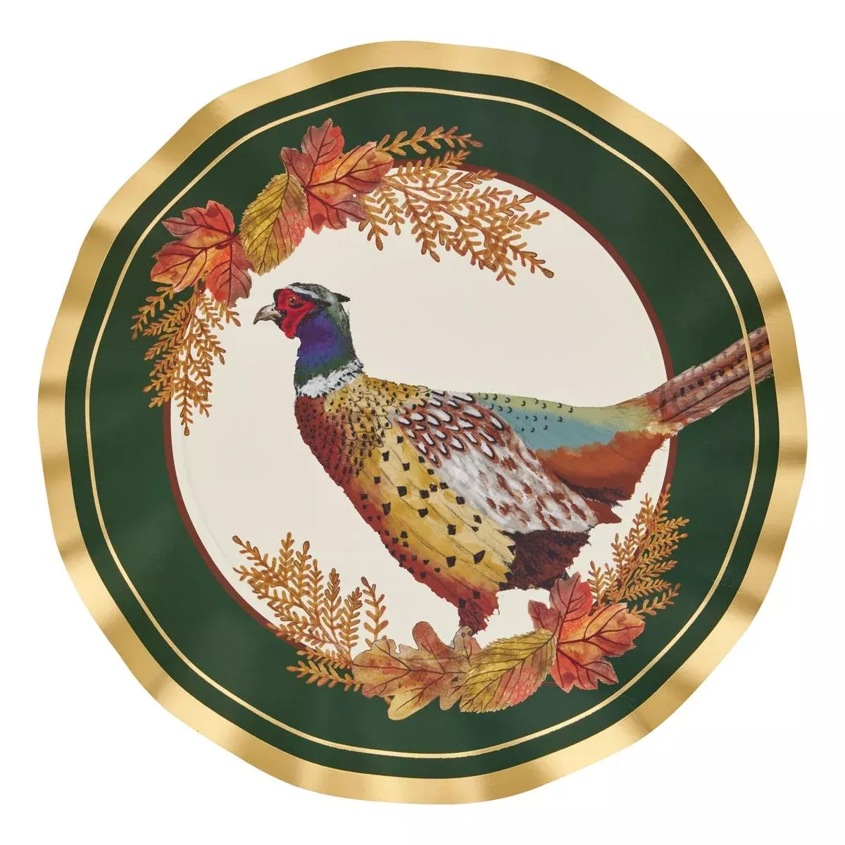 Sophistiplate Woodland Harvest Wavy Dinner Plate