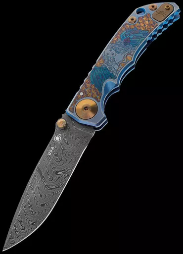 Spartan Harsey Angel Damast Folding Knife