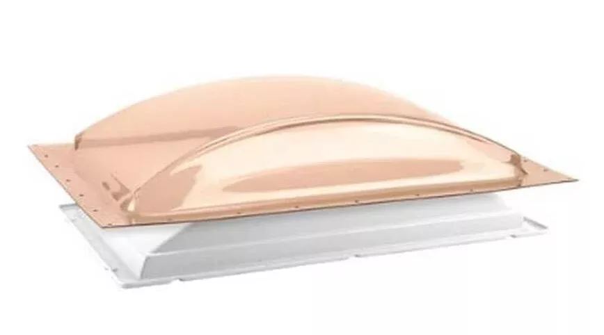 Specialty Recreation 15.75"W x 25.5"L Bronze Outer/White Inner Low-Profile Skylight Kit• K1422BLP