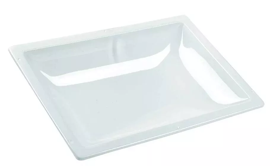 Specialty Recreation Rectangle Inner RV Skylight Inner 14" x 30" - White• N1430
