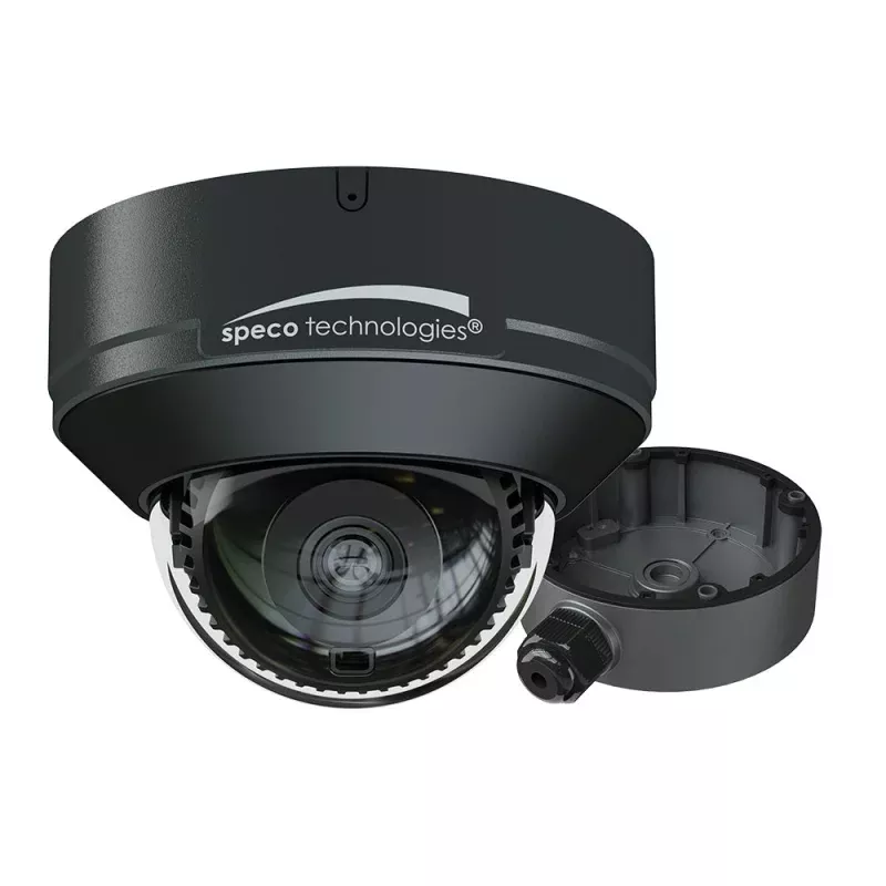 Speco 4MP Intensifier AI IP Camera w/Junction Box – 2.8mm Fixed Lens