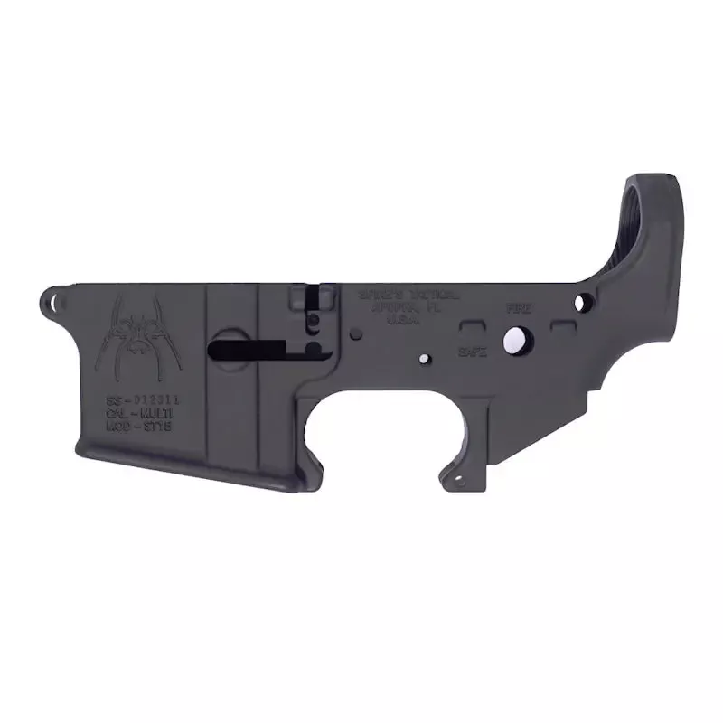 Spike’s Tactical Spider Lower with Fire/Safe Markings Black Matte