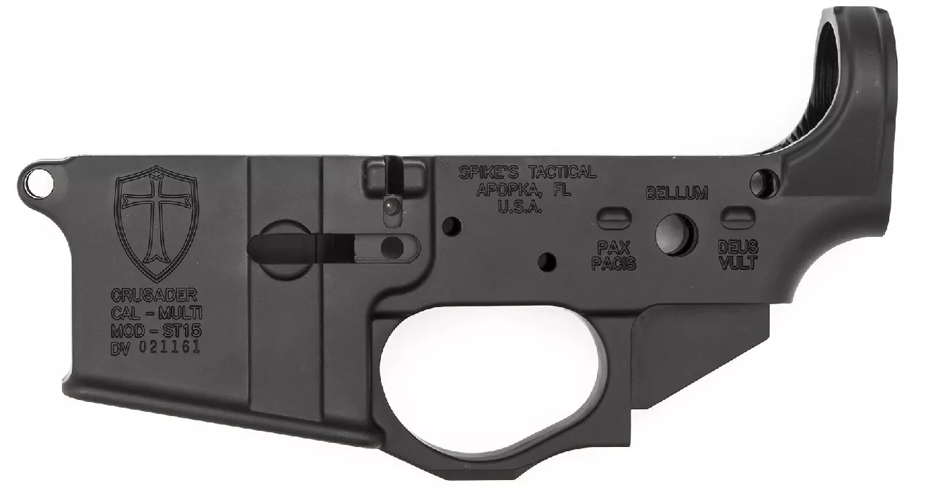 Spikes Tactical Crusader Stripped Lower Receiver (Multi Cal)