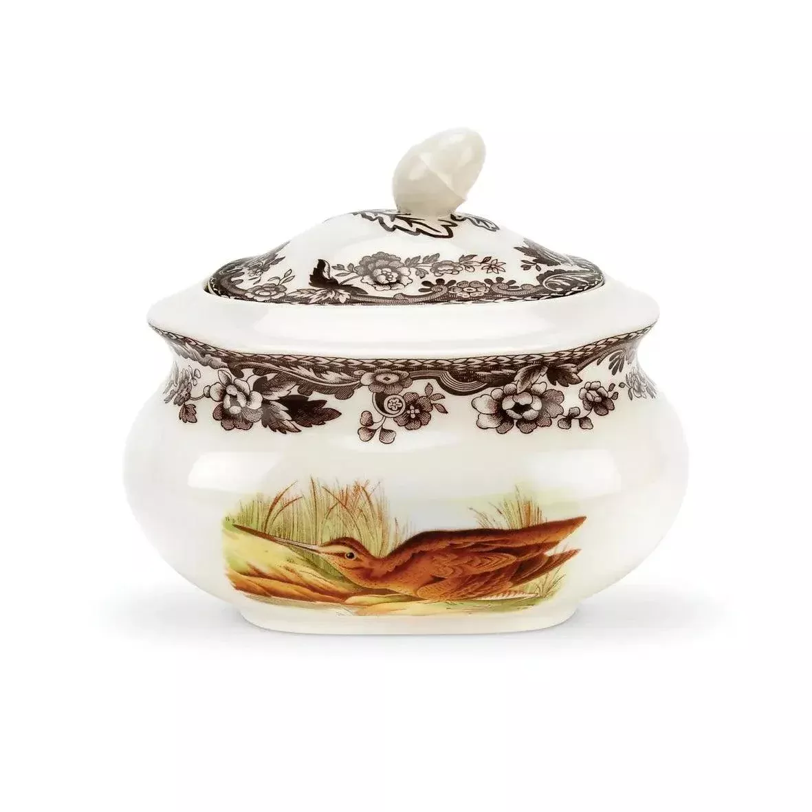 Spode Woodland Covered Sugar Bowl
