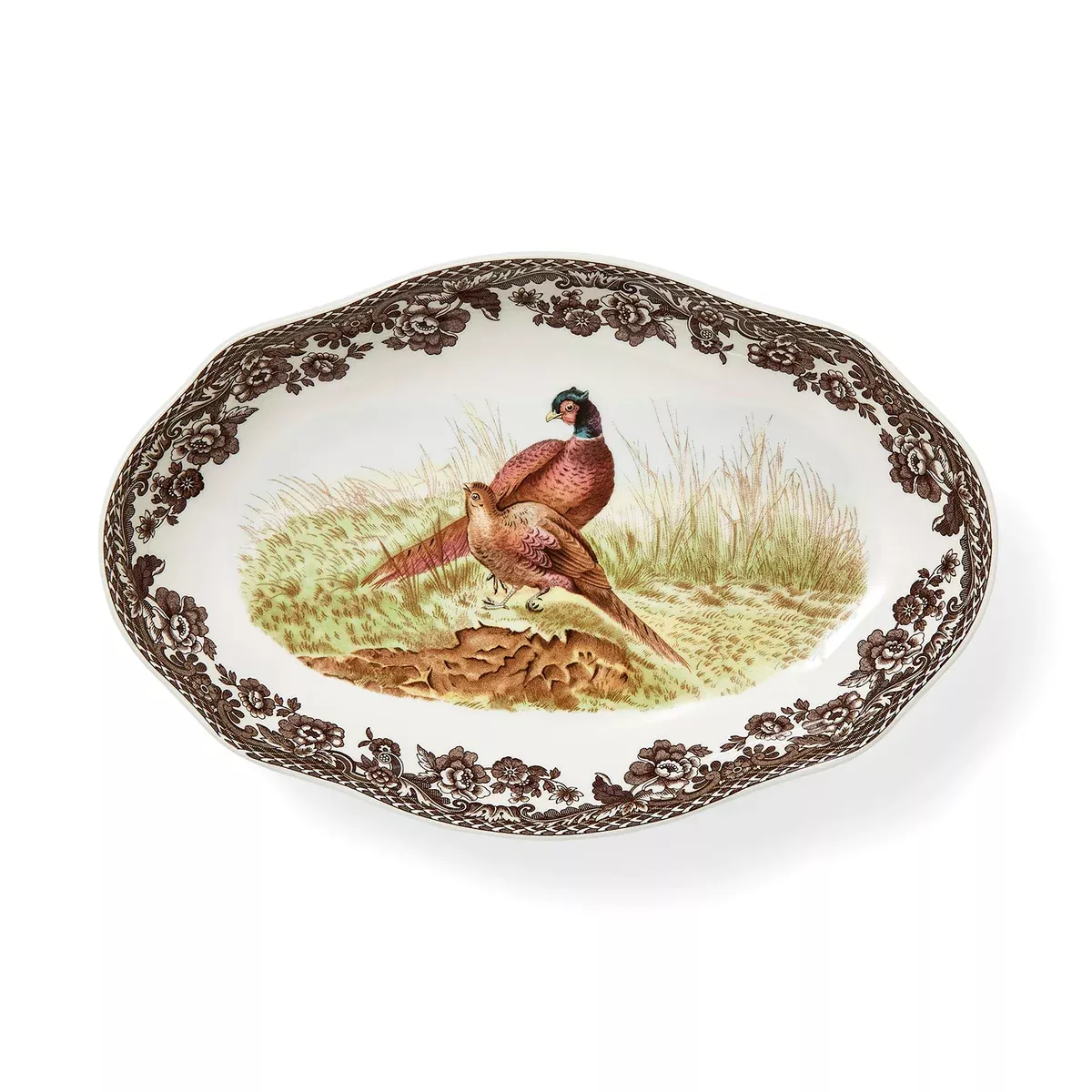 Spode Woodland Pheasant Pickle Dish