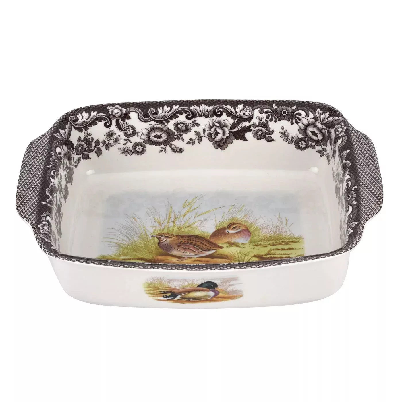 Spode Woodland Rectangular Handled Casserole Dish