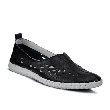 SPRING STEP Women's Mirtha Black Slip-On Shoe (MIRTHA-B)