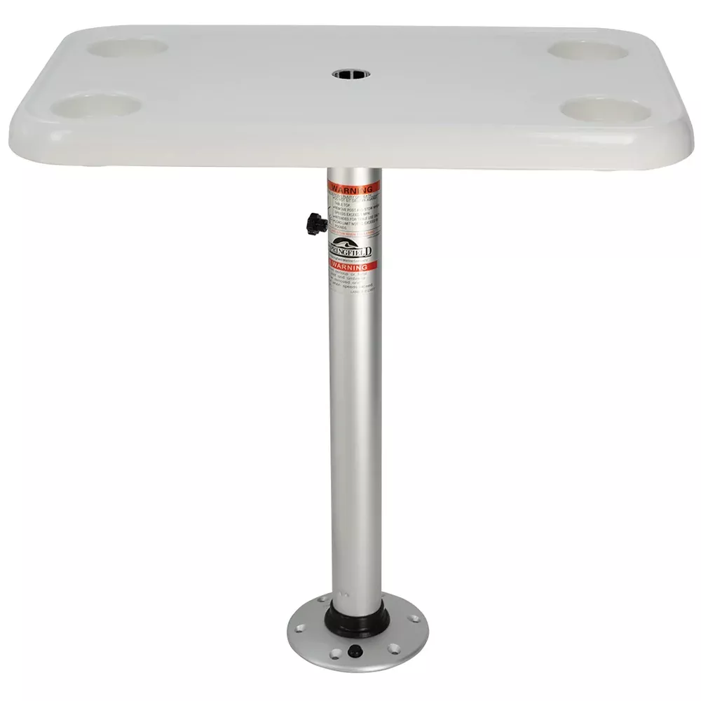 Springfield 16 x 28 Rectangle Table Package – White Thread-Lock