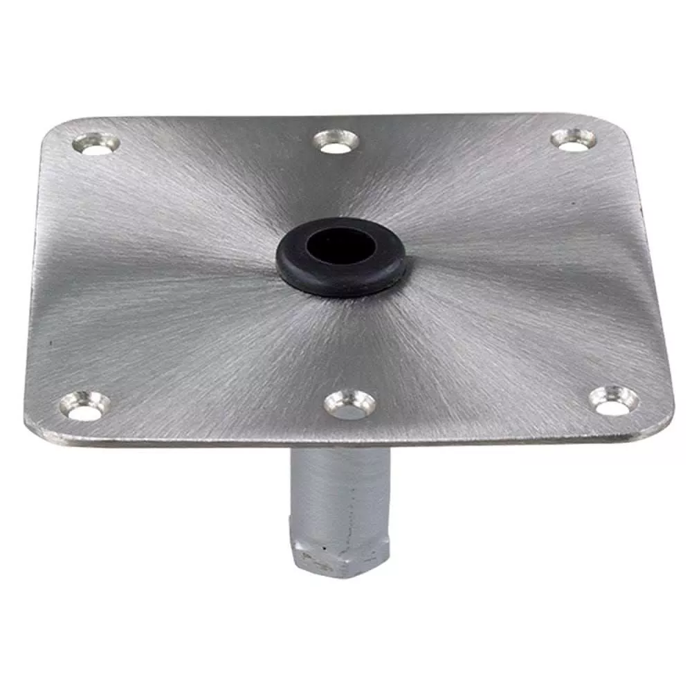 Springfield KingPin7" x 7" Stainless Steel Square Base (Threaded) - 1630001