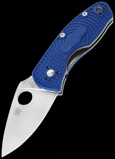 Spyderco Ambitious Lightweight Blue Folding Knife