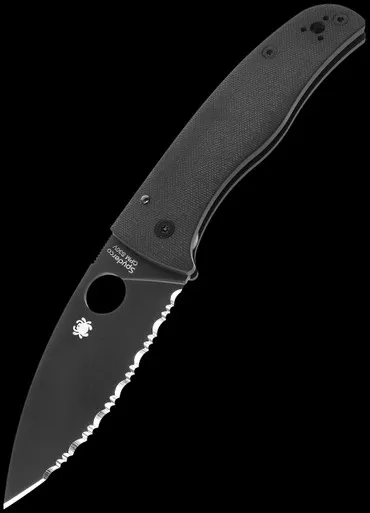 Spyderco Bodacious Black Spyderedge Folding Knife