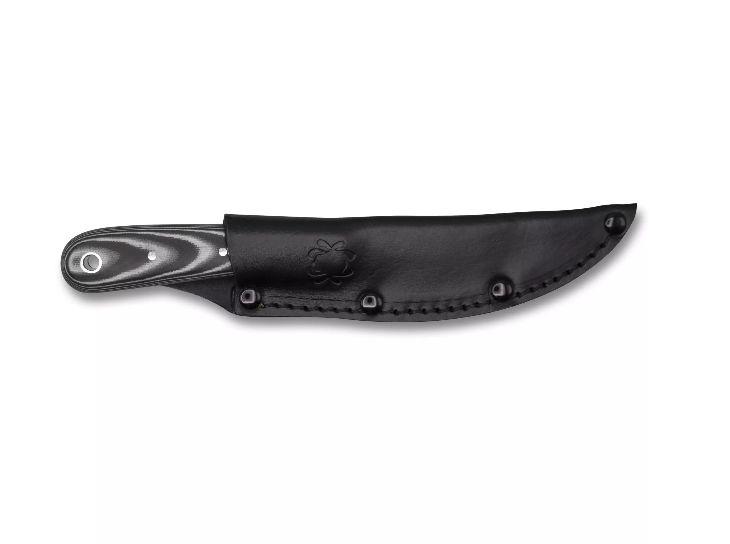 Spyderco Bow River Fixed Blade Knife Black/Gray G-10 (4.4″ Satin)