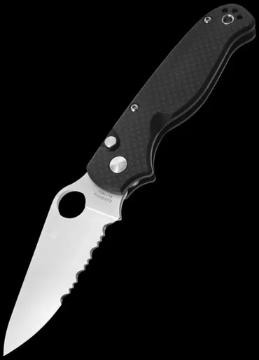 Spyderco ButtonUp Carbon Fibre PS Folding Knife