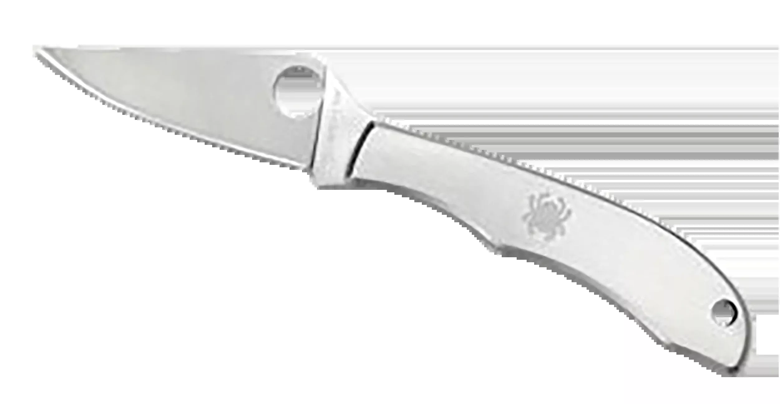 Spyderco HoneyBee Micro Slipjoint Folding Knife, 1.63in Satin 3Cr13 Blade, Stainless Handle – C137P