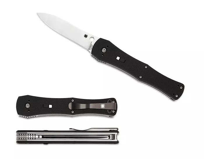 Spyderco JaniSong Black G-10 Folding Knife