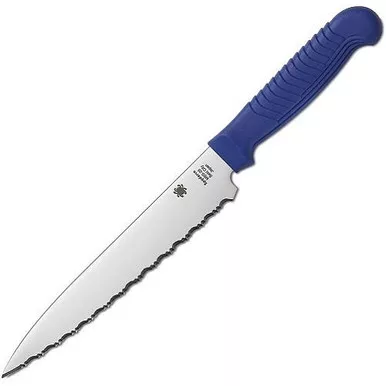 Spyderco K04SBL Serrated Utility Kitchen Knife