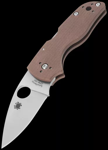 Spyderco Lil' Native Brown G10 Sprint Run Folding Knife