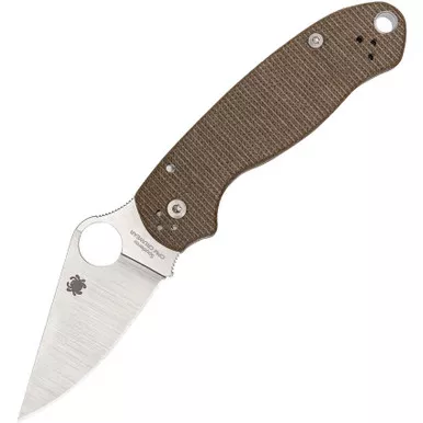 Spyderco Para 3 Canvas Micarta Folding Knife