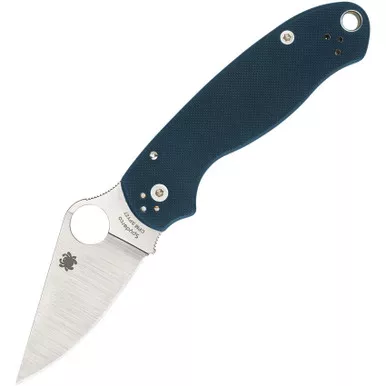 Spyderco Para 3 Dark Blue G-10 Folding Knife