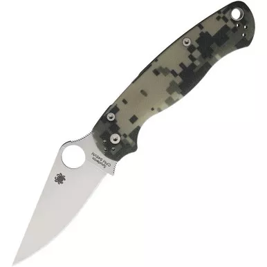 Spyderco Para Military 2 Camo G-10 Satin Knife