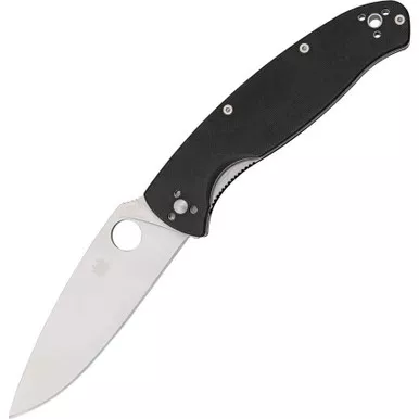 Spyderco Resilience Black G10 Folding Knife