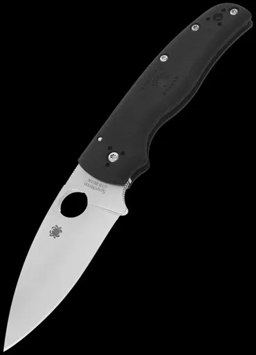 Spyderco Shaman Black Lightweight Folding Knife