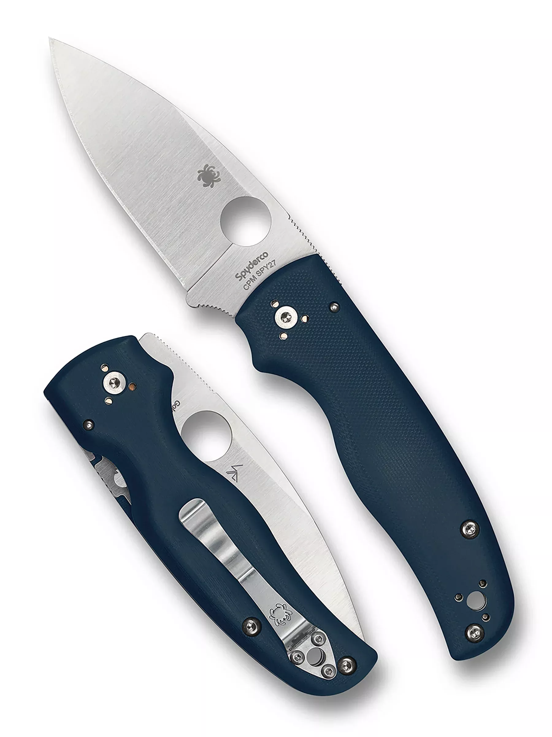 Spyderco Shaman Cobalt Blue G10 SPY27 Folding Knife