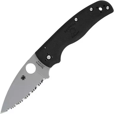 Spyderco Shaman Lightweight Compression Lock Knife Black FRN