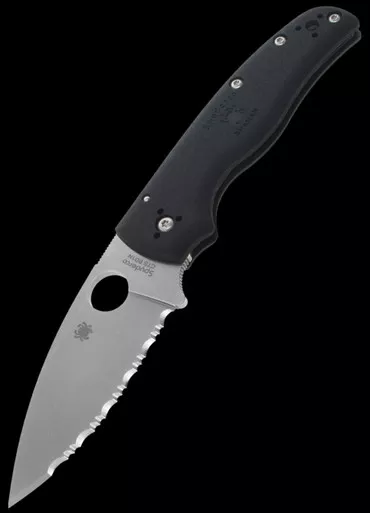 Spyderco Shaman Lightweight Serrated Folding Knife