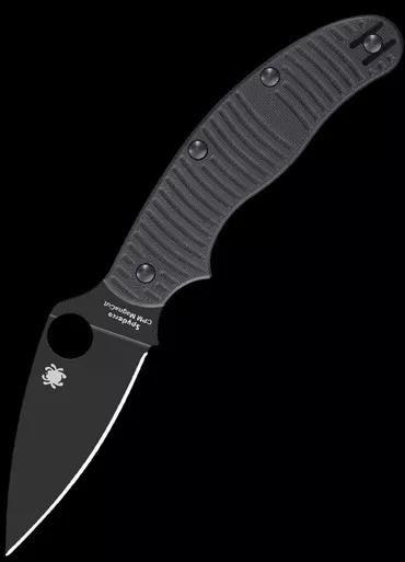 Spyderco UK Penknife Salt Magnacut Black Folding Knife