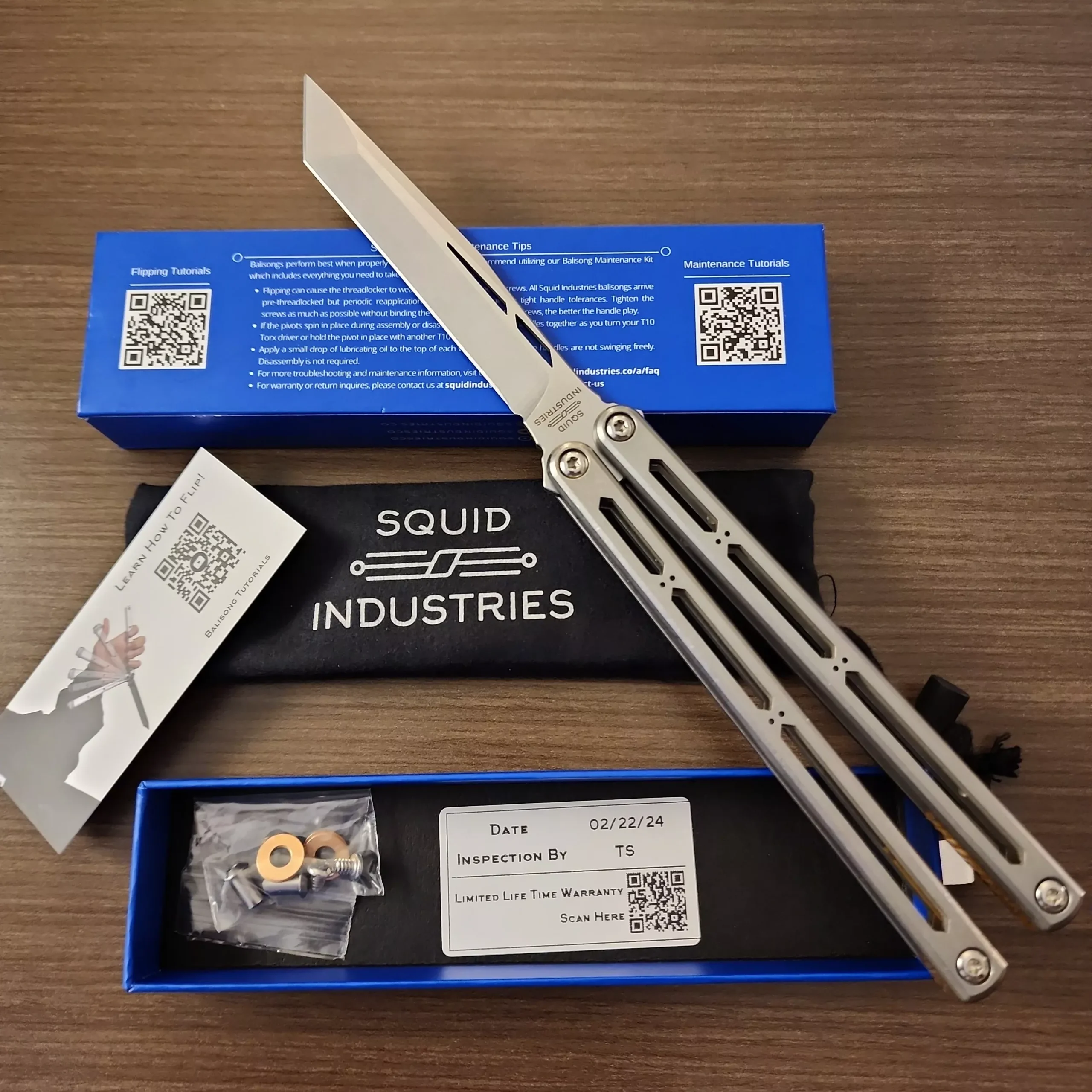 Squid Industries Balisong Hydro First Production #21 of 400 IN STORE ONLY