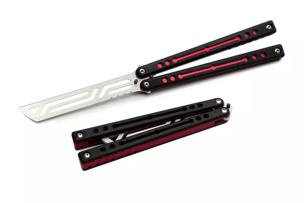 Squid Industries Nautilus V2 G-10 / Aluminum Balisong Trainer