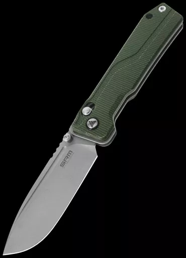 SRM Knives Rubik Micarta Folding Knife