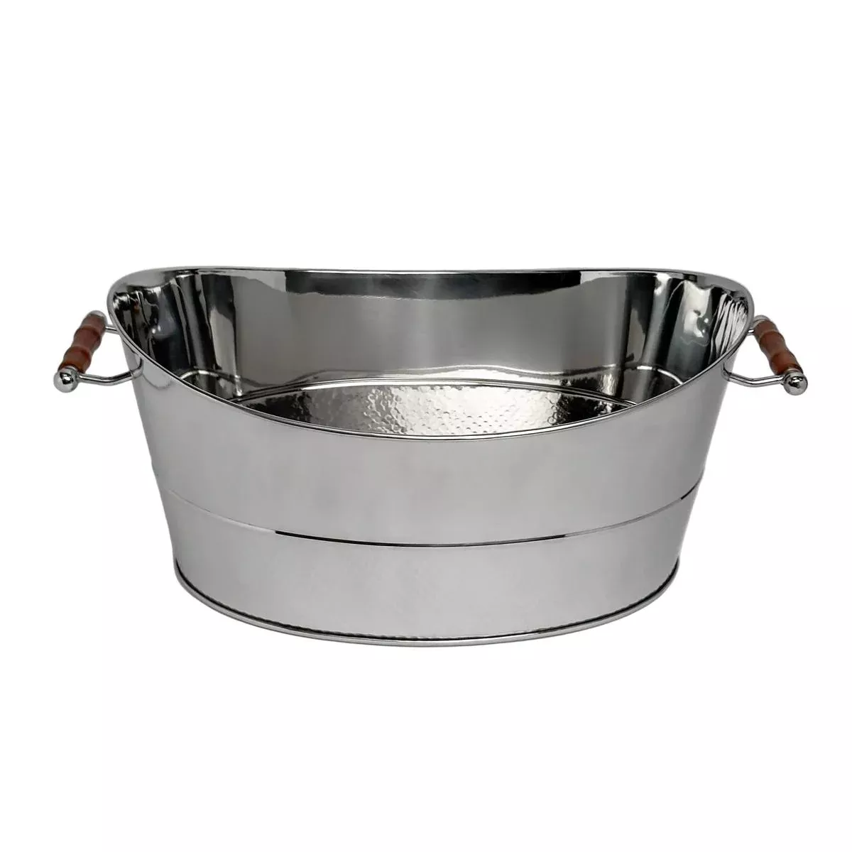 Stainless Steel Oval Beverage Tub with Handles