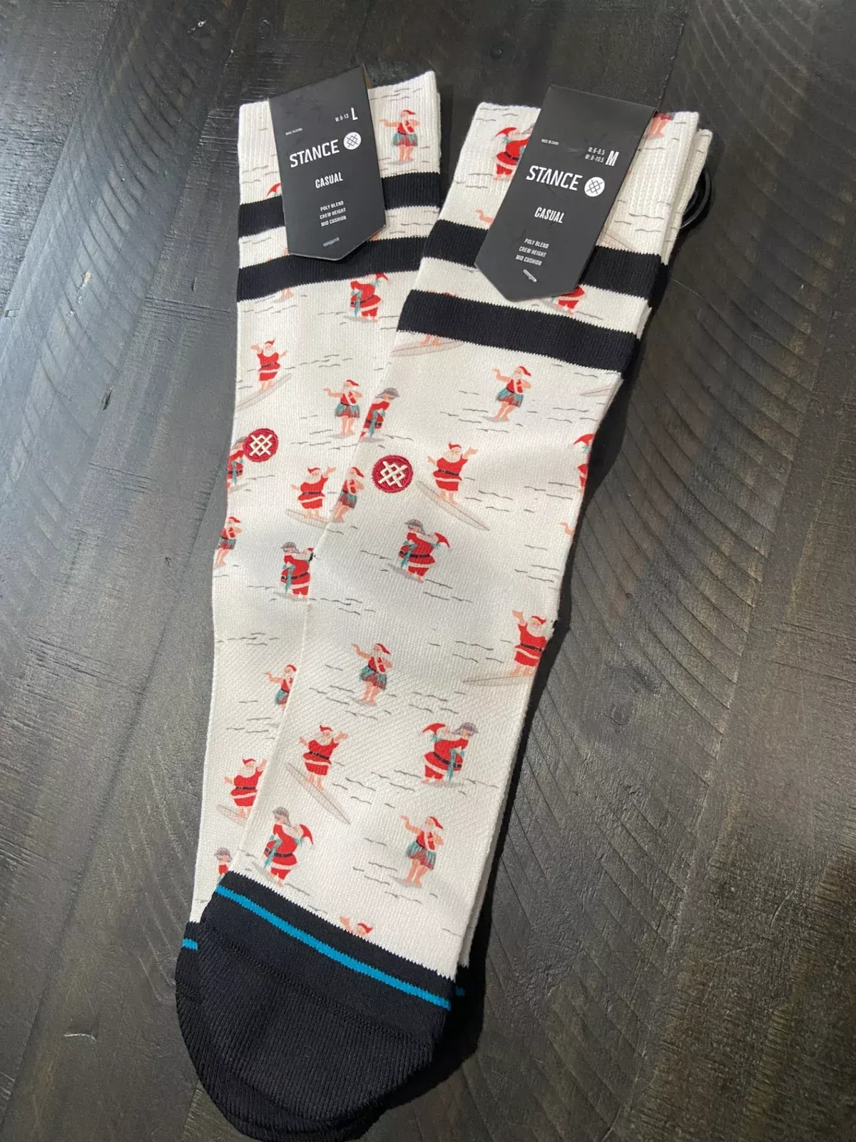 Stance X Surfing Santa