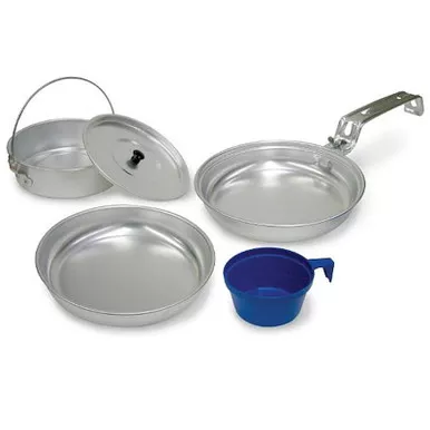 Stansport 5-Piece Aluminum Mes Kit 1-Person