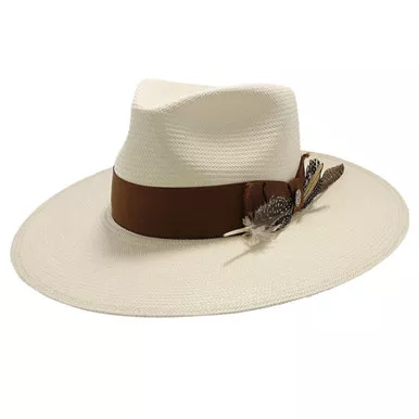 STETSON Atacama Straw Fedora Hat