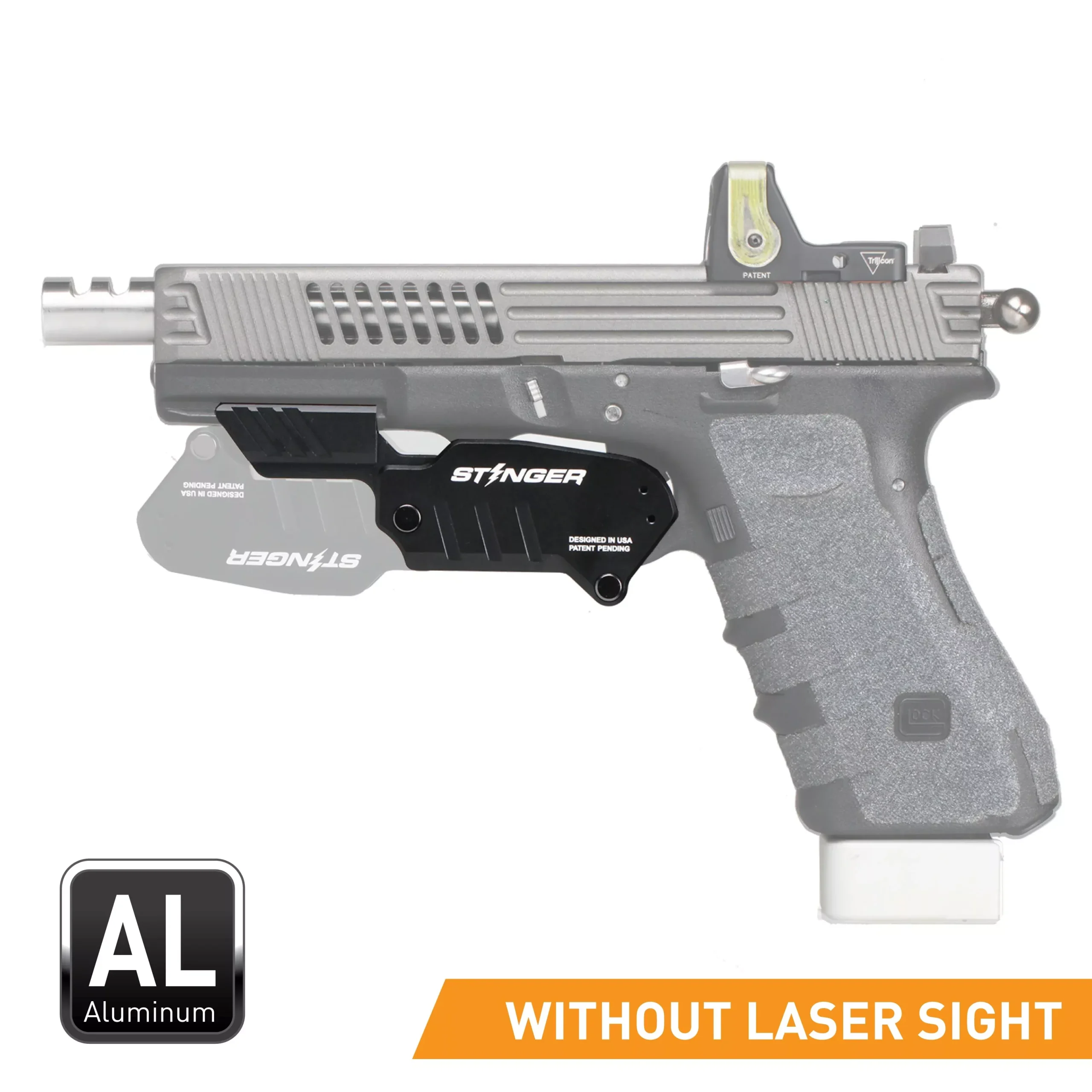 Stinger Concealment System: Trigger Guard Protection Cover, Belt Clip Minimalist Holster (Aluminum Body)