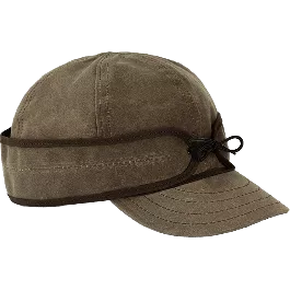 Stormy Kromer The Insulated Waxed Cotton Cap - Dark Oak - 7 1/8