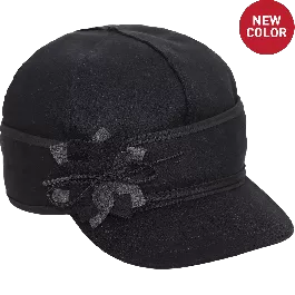 Stormy Kromer The Petal Pusher Cap - Black/Black Gray - 7