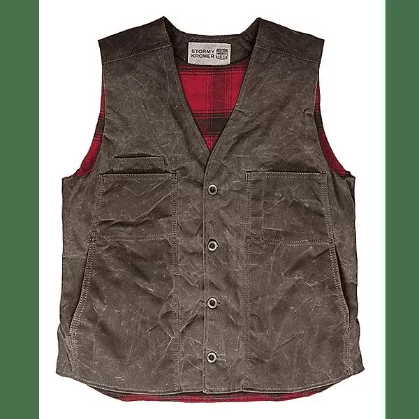 Stormy Kromer Waxed Cotton Vest with Lining