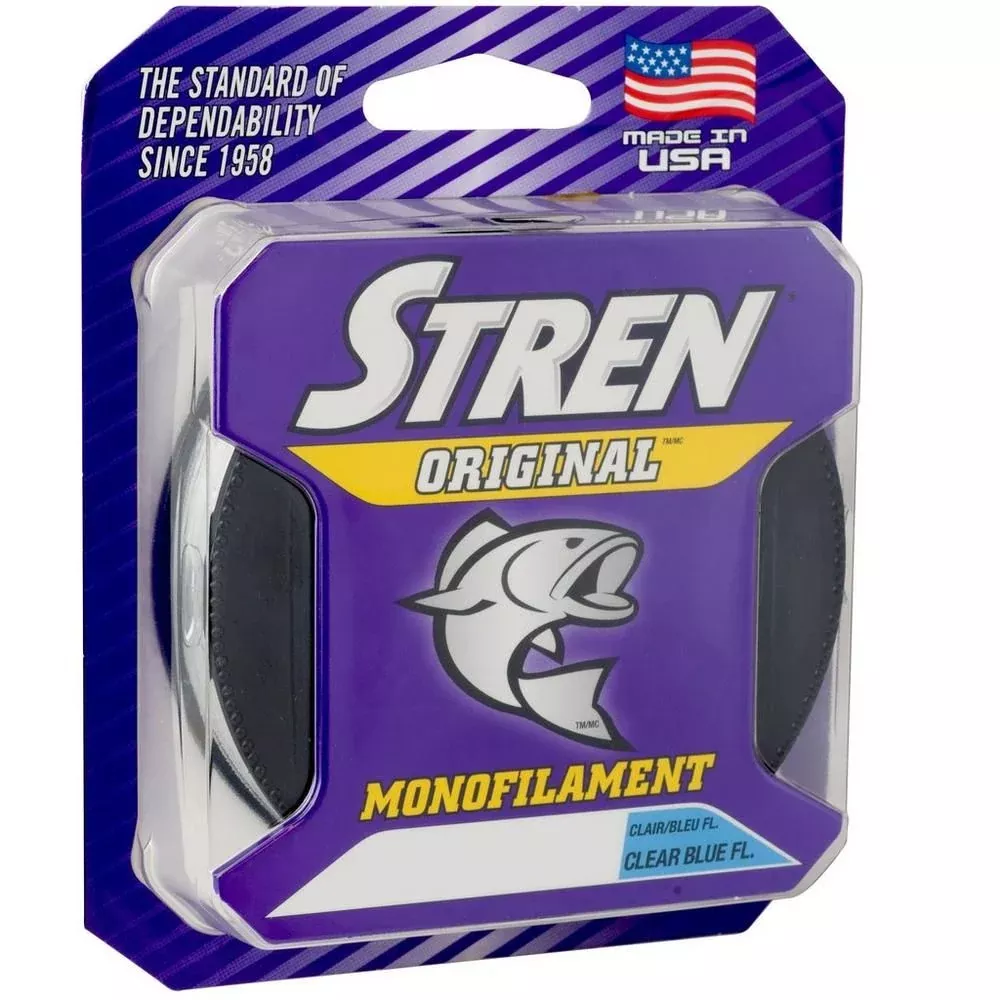 Stren Original 6 LB 330 Yds Clear/Blue Fluorescent