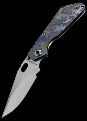 Strider SNG Partizan Camo Titanium Custom Knife
